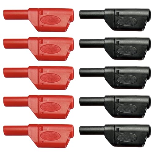 Conectores banana aislados 4 mm, 10 unidades miniatura 1