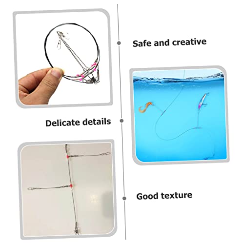 Kit de 10 Líderes de Pesca de Acero Inoxidable Totority miniatura 6