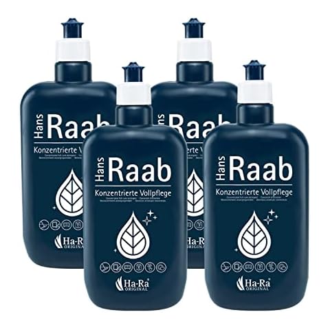 Hans Raab Konzentrierte Vollpflege Set 4 x 500 ml I 4 Flaschen Universalreiniger Cover