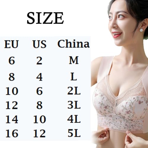 Sujetador push up ideal para el descanso en casa y paseos de mujeres mayores 5