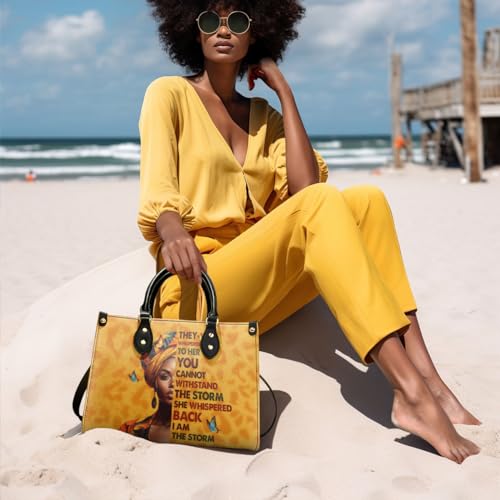 Image of Sistabag Leather Handbag For Black Women - Large Size Leather Totebag - Christmas Gifts For Women, Christmas Purse For Mom