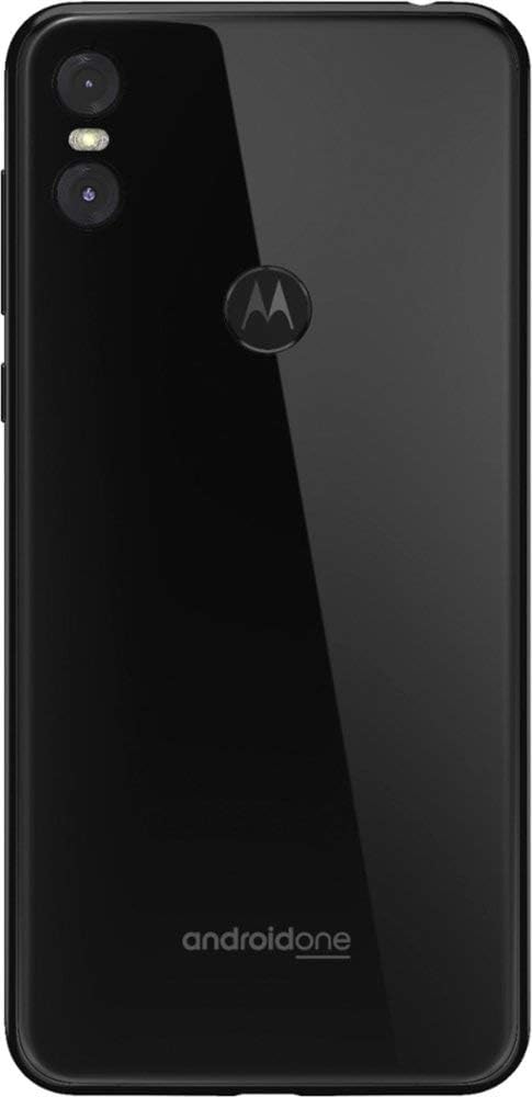 Motorola Moto One - Android One - 64 GB - 13+2 MP Dual Rear Camera - Dual SIM Unlocked Smartphone (at&T/T-Mobile/MetroPCS/Cricket/H2O) - 5.9" HD+ Display - XT1941-3 - (International Version) (Black)