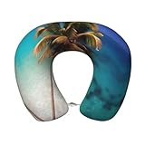 Photo Gallery erwqavc cuscino da viaggio a forma di u con memory foam, cuscino portatile per il collo per aereo, stampa isole dei caraibi, fodera rimovibile Photo Gallery erwqavc cuscino da viaggio a forma di u con memory foam, cuscino portatile per il collo per aereo, stampa isole dei caraibi, fodera rimovibile