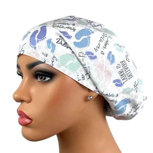 Gorro Quirúrgico blanco para enfermería y cirugía miniatura 1