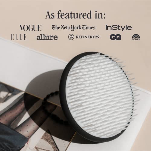 Jupiter Scalp Exfoliator Brush - Detangling Scalp Scrubber Brush - For Wet Or Dry Hair - Removes Dandruff & Build-Up - Supports Circulation - Ergonomic Scalp Massager - Good For All Hair Types - Black #TOP3