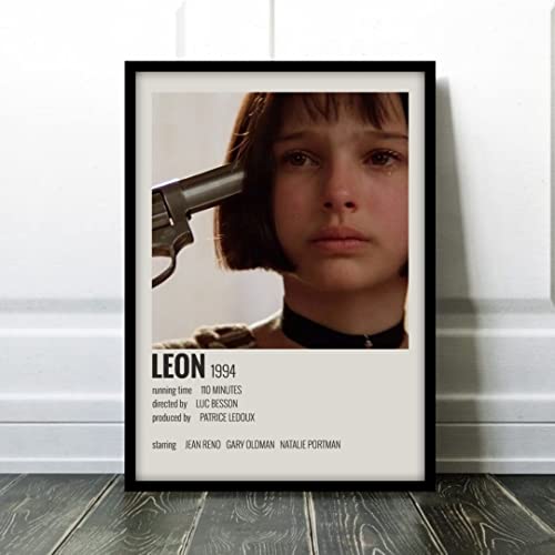映画ポスター LEON 銃 (A2サイズ（フレーム無し）)