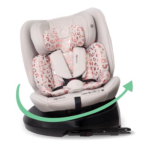 My Babiie MBCS200 360° Spin R129 Baby Car Seat – Top Tether,...