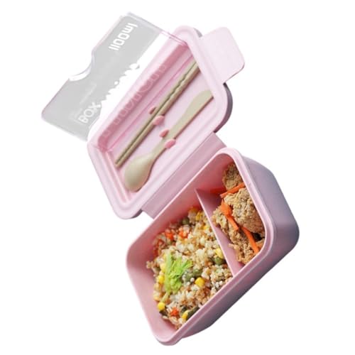 食事の準備弁当箱、電子レンジ対応のコンパートメント器具スロットと電話スタンド付き、フィットネス/屋外での使用、ジムに優しい漏れ防止食品保管