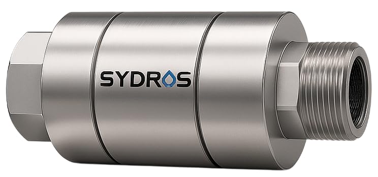 SYDROS Kalkschutzfilter Dusche ½ Zoll aus Edelstahl reduziert Kalkablagerungen bis zu 90 Prozent ohne Salz oder...