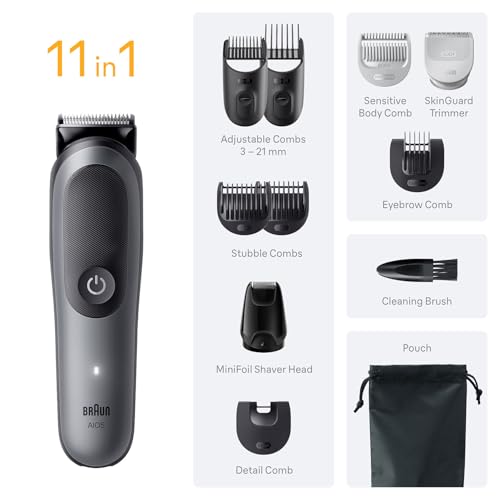 Image of Braun Series 5 All-in-One, 11-in-1 Grooming Kit, Ultra Sharp Blade - AIO5560