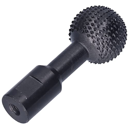 木工ロータリー研削ヘッド アングルグラインダーヘッド アングルグラインダー球面研削ヘッド 球研削ヘッド 10mm内径 40mm研削径 炭素鋼 木工ソーンディスク スプーンを研ぐ ピットファイルヘッド ディスクグラインダー 研磨用アクセサリー 彫刻 研削 デ