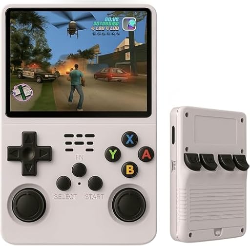 Consola Retro Portatil con 20.000 Juegos - Versión 2025- Mini Consola Arcade - Juegos de PS1, PSP, N64, NDS, SuperN, GameB, GBA, NeoG, etc. - Pantall HD 3.5´ 640 * 480 - Rechace Imitaciones (Blanco) | Ya disponible en tu tienda friki favorita! En mundofriki.es! Consola Retro Portatil con 20.000 Juegos - Versión 2025- Mini Consola Arcade - Juegos de PS1, PSP, N64, NDS, SuperN, GameB, GBA, NeoG, etc. - Pantall HD 3.5´ 640 * 480 - Rechace Imitaciones (Blanco) | Ya disponible en tu tienda friki favorita! En mundofriki.es!