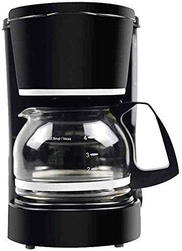 Filterkaffeemaschine, 590W Filterkaffeemaschine One Touch, Tropfkaffeemaschine Warm halten, Tropfschutzdesign, Abnehmbarer Filter 600ml für