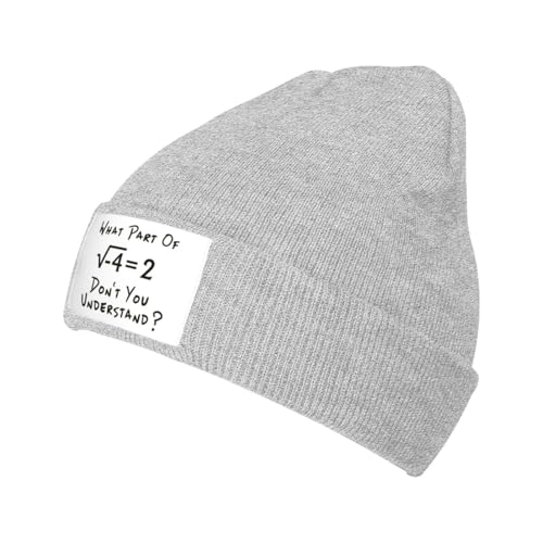 Men Beanies What Part of Don't You Understand Funny Math