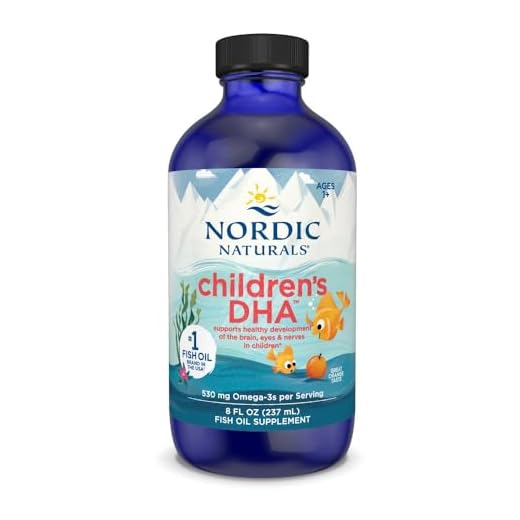 Nordic Naturals Children’S DHA For Omega 3 | Fish Oil For Kids 530 Mg From Arctic Cod Liver Oil | Omega 3 Fish Oil EPA & DHA For Kids For Brain Development & Immunity | Orange Flavour 8 Fl Oz 237 Ml