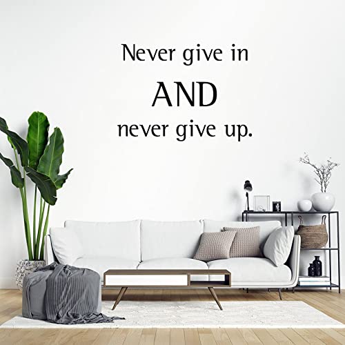 Autocollant mural vinyle citation inspirante 56cm lettrage adhésif - 2