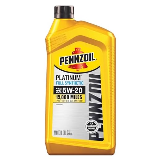 Pennzoil Platinum Full Synthetic 5W-20 Motor Oil (1-Quart, Single Pack)