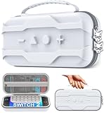HELLCOOL Switch 2 Tasche mit Viel Platz für Konsole/10 Spielen/Anderes Zubehör, Switch 2 Tragetasche Hülle Case