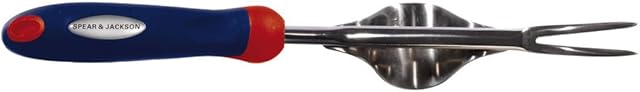 Spear & Jackson 3048EL Select Stainless Weeder and Fulcrum, Red, Blue, Silver, 32 x 5 x 5 cm