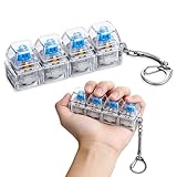 XMSHENG Tastatur Fidget Clicker Anxiety Mini Tastatur 4 Tasten Fidget Keyboard