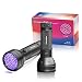 2 Pack UV Flashlight Black Light, Puaida 51 LED 395 nm Ultraviolet Blacklight Pet Urine Detector for Dog Urine, Pet Stains, Bed Bug and Scorpions