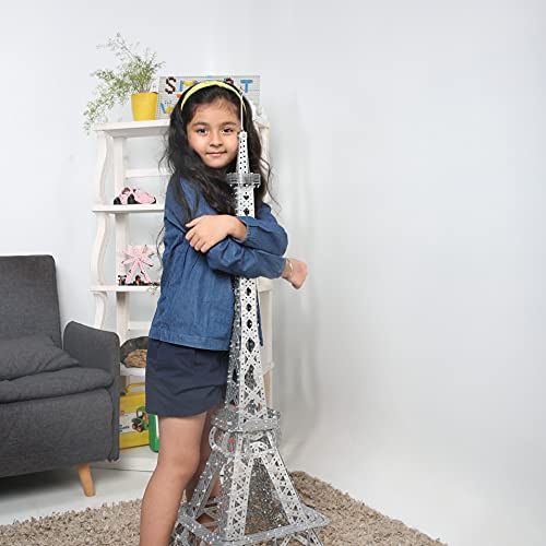 Image of Mechanix Eiffel Tower, STEM Toy, Building and Construction Set, Miniature Wonder for Boys and Girls Age 7+ Years