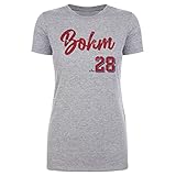 500 LEVEL ALEC Bohm Women's T-Shirt (Women's T-Shirt, Large, Heather Gray) - ALEC Bohm Philadelphia Script
