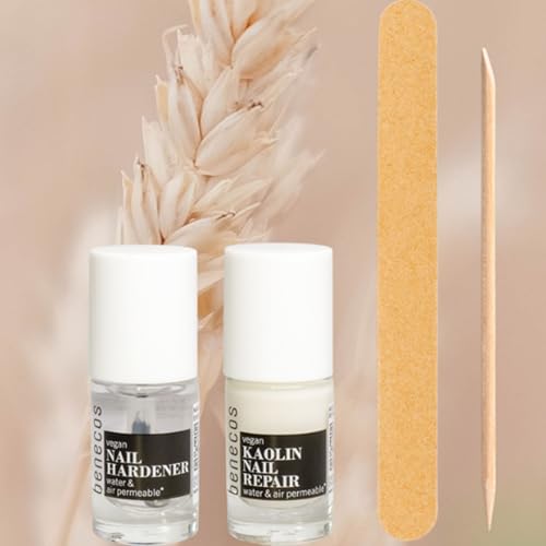 benecos - Manikürstäbchen- 6er Set - Birkenholz - vegan - plastikfrei