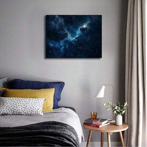 Toile Art Mural Ciel Étoilé Lumineux Impression Haute Définition 60x80