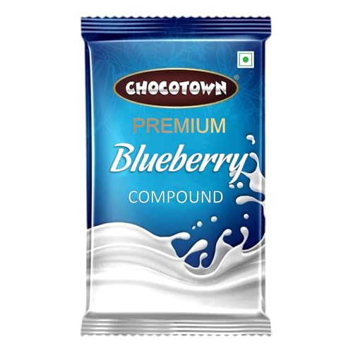 Image of Choco Nutri Town Premium Blueberry Compound Slab | Chocolate Bar For Making Cakes & Cookies - 500G