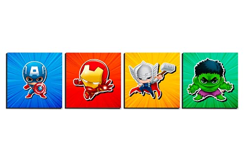 Decographics | Cuadros Decorativos Juveniles | Cuadros Decorativos Dormitorio | Cuadros Avengers Animado | Decoración de...