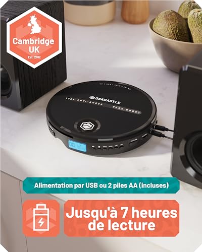 Lecteur CD portable anti-skip audio pour écouter ses disques partout - 2
