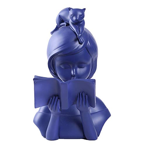 Sculpture Résine Contemporaine Art Minimaliste Personnage Féminin Statuette Salon