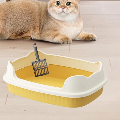 Bandeja abierta para arena de gato fácil de limpiar miniatura 5