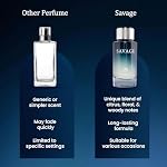 Symphony Parfum SAVAGE Eau De Parfum, 100ml 3.4oz, Sauvage CD, Luxe pour les hommes, Long Lasting, Woody, Masculine Aromatique Fraise, Lavander, Signature Scent