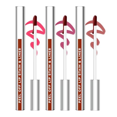 JUNECODE 3Pcs Lip Stain Peel Off Set