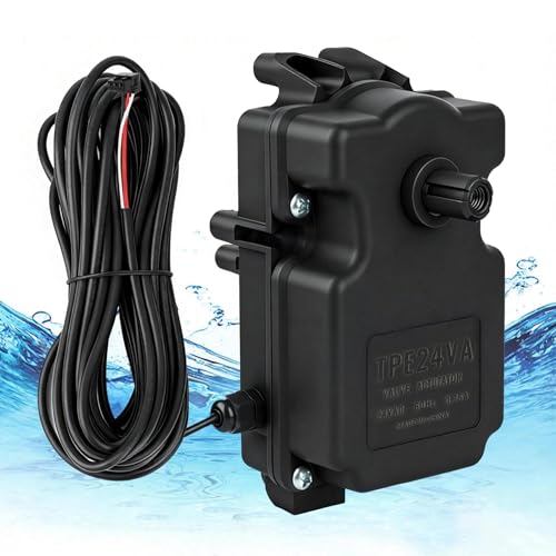 TPE24VA Upgraded 24-Volt Pool Valve Actuator Control Universal Replacement Valve Actuator Compatible with All 24VAC Control Systems Ideal for Pools Spas Solar Heating Equipment