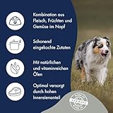 DR.CLAUDER'S - B.A.R.F. Komplett Menue Lammragout | Fleischeintopf mit 100% Lammfleisch, Innereien und Gemüse für ausgewachsene Hunde. Alleinfutter in der Dose | 6X 400g Lamm