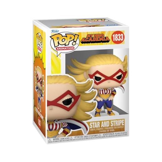 Funko Pop! Animation: MHA - Star and Stripe - My Hero Academia - Figura de Vinilo Coleccionable - Idea de Regalo - Mercancia Oficial - Juguetes para Niños y Adultos - Anime Fans