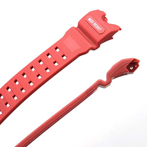 Image of Resin Replacement Watch Band Compatible with Casio GWG1000 GWG-1000GB Men's Sport Waterproof Watch Strap