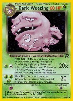Pokemon - Dark Weezing (14) - Team Rocket - Holo
