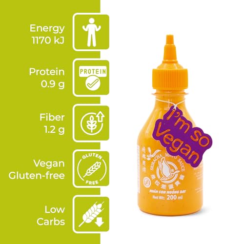 Image of Flying Goose Sriracha Mayo Sauce • Vegan • Gluten Free, 6.76 fl oz ℮ 200 ml ℮ 220 g (Pack of 2)