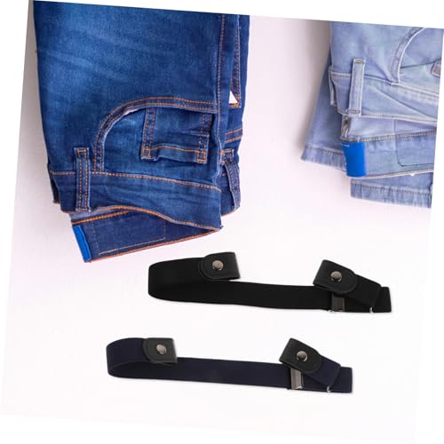2Pcs Adjustable Elastic Buckleless Belt for Women Men Comfortable No Mark Design for Jeans Shorts Dresses Unisex Invisible Waist Belt for Daily Wear4