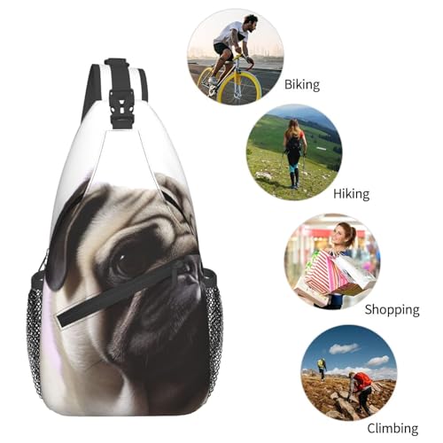 Mochila diagonal tipo bandolera para hombre y mujer miniatura 6