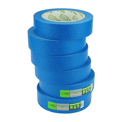 ToolSpace Crepe Tape, Blue Painter's Tape Set, Professional Painter's Tape for Renovation Work, Masking Tape for Painting