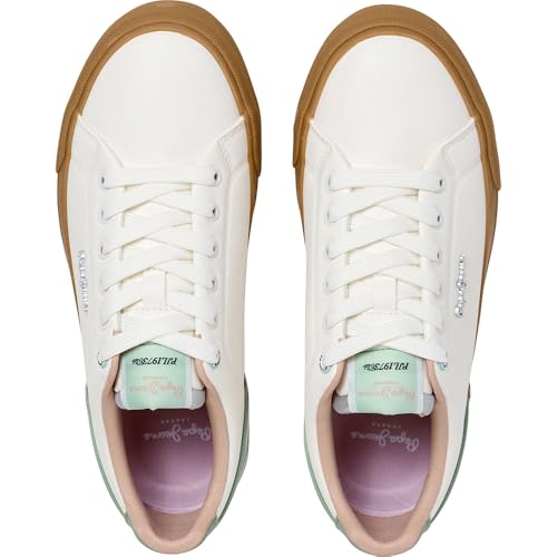 Pepe Jeans Kenton Cool W Sneak Baskets Légères et Souples Femme