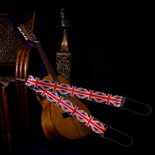Image of DEVICE OF URBAN INFOTECH Guitar Strap Belt for Acoustic & Electric Guitar Adjustable Buckle Guitar Strap Modern Design Guitar Belt For Acoustic /Bass /Electric Guitars
