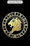  Composition Notebook: Leo Zodiac Sign - Zodiac Sign Clothes With Leo & Zodiac sign Premium Journal/Notebook Blank Lined Ruled 6x9 100 Pages