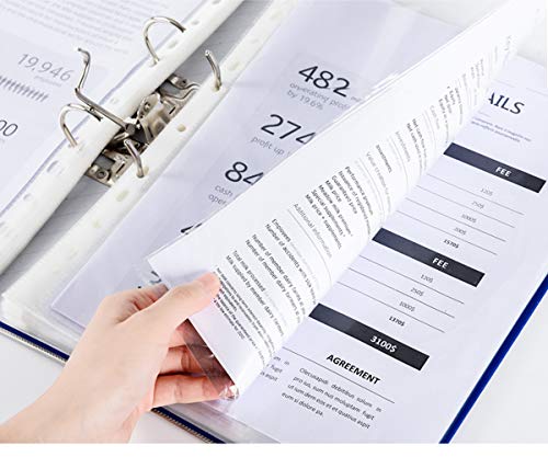 Sheet Protectors 8.5 x 11 Inch Heavy Duty Clear Sheet Protectors Page Protectors Plastic Sleeves for Binders Plastic Document Protectors Letter Paper 200 Pack