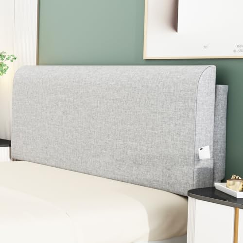 M Mute Touch Upholstered Twin Headboard, No Tools Needed,...